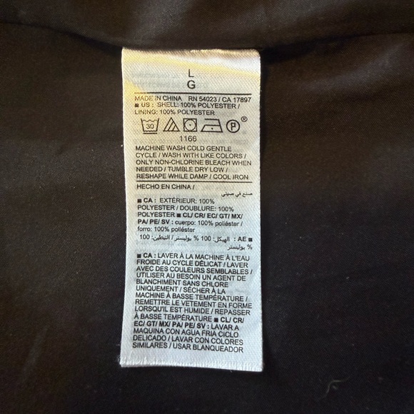 Old Navy Sheer Black Lined Maxi Skirt Elastic Waist Size L - Picture 3 of 4